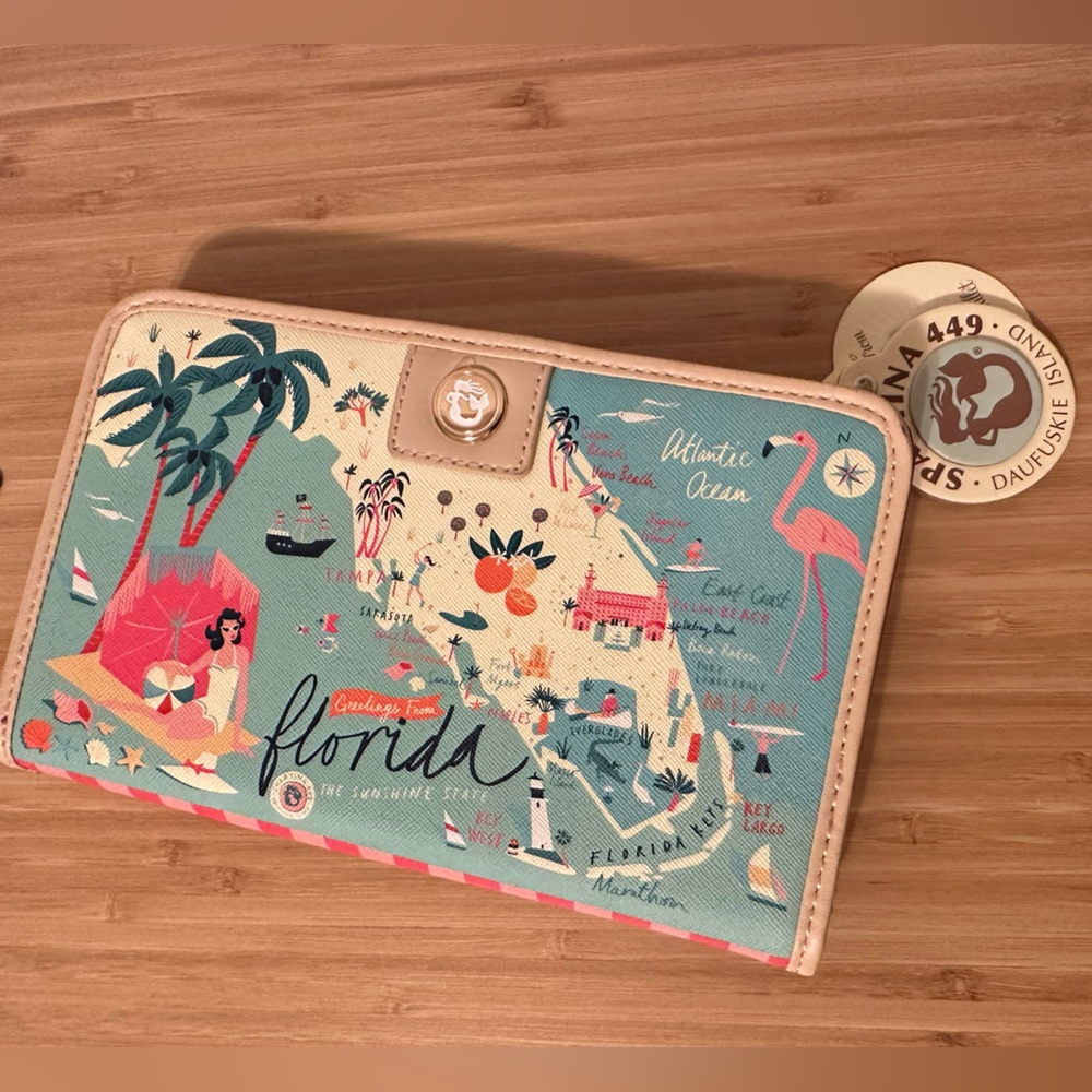 Spartina 449 Florida snap wallet. New with tag